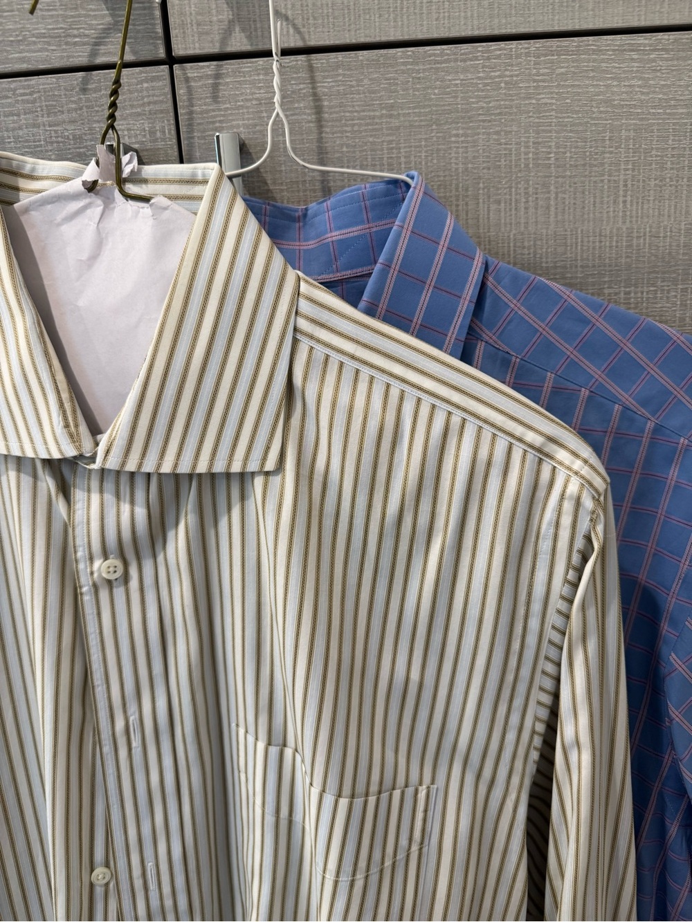 2 IKE BEHAR  Men's Classic Button-Down dress or casual shirts. 36/35
